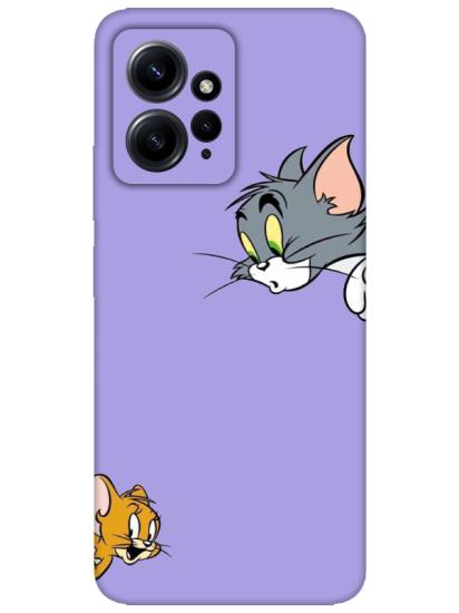 Redmi Note 12 4g Tom And Jerry Lila Telefon Kılıfı