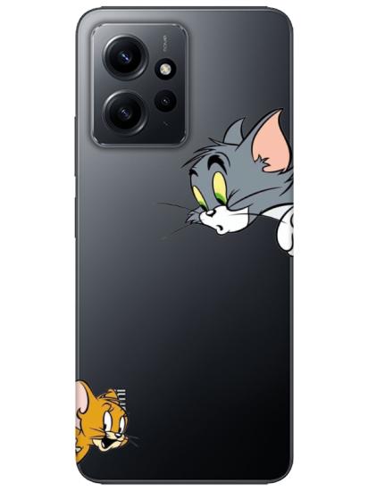 Redmi Note 12 4g Tom And Jerry Şeffaf Telefon Kılıfı