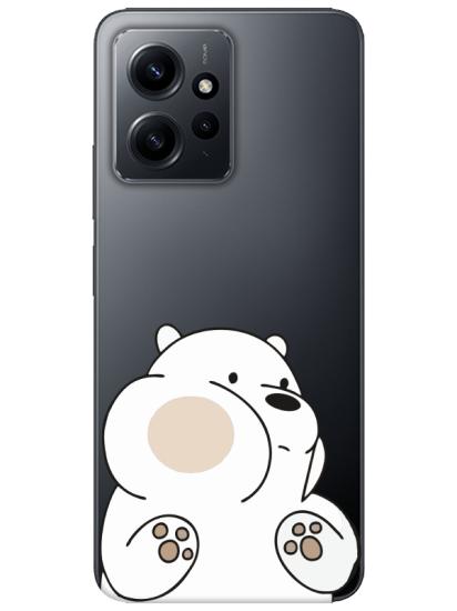 Redmi Note 12 4g Panda Şeffaf Telefon Kılıfı