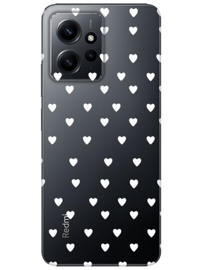 Redmi Note 12 4g Minik Kalpler Şeffaf Telefon Kılıfı