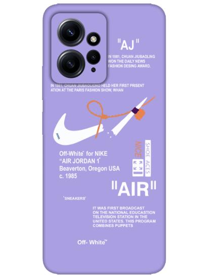 Redmi Note 12 4g Nike Air Lila Telefon Kılıfı