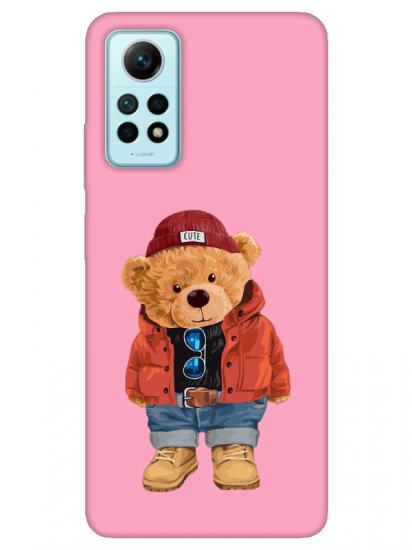 Redmi Note 12 Pro Teddy Bear Pembe Telefon Kılıfı