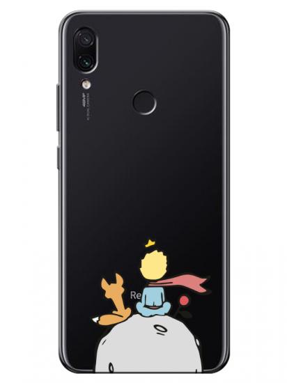 Redmi Note 7 Küçük Prens Şeffaf Telefon Kılıfı