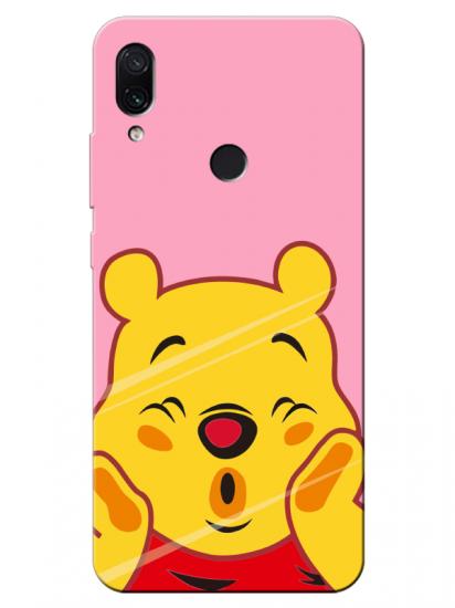 Redmi Note 7 Winnie The Pooh Pembe Telefon Kılıfı