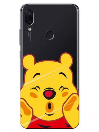 Redmi Note 7 Winnie The Pooh Şeffaf Telefon Kılıfı