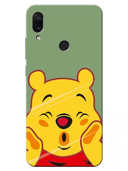 Redmi Note 7 Winnie The Pooh Yeşil Telefon Kılıfı