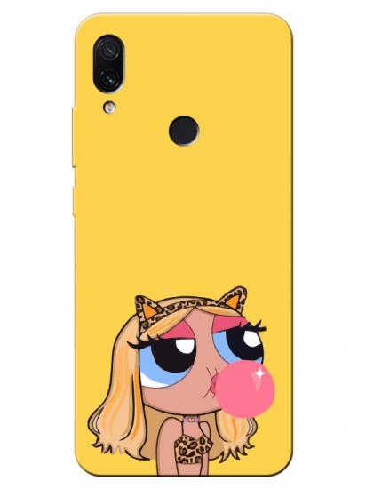 Redmi Note 7 Powerpuff Girls Sarı Telefon Kılıfı