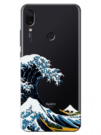 Redmi Note 7 Kanagawa Şeffaf Telefon Kılıfı