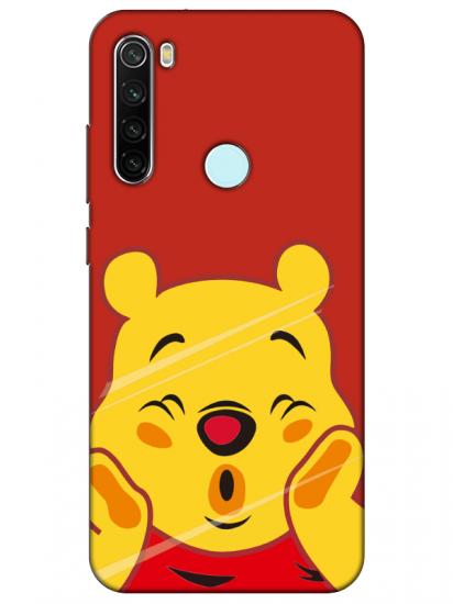 Redmi Note 8 Winnie The Pooh Kırmızı Telefon Kılıfı