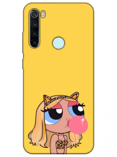 Redmi Note 8 Powerpuff Girls Sarı Telefon Kılıfı