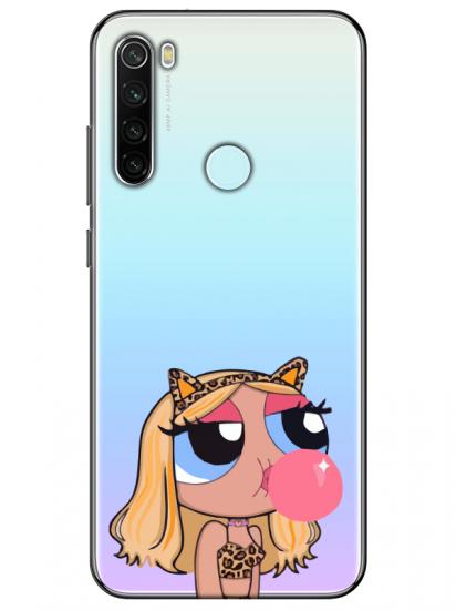 Redmi Note 8 Powerpuff Girls Şeffaf Telefon Kılıfı