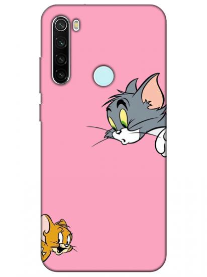 Redmi Note 8 Tom And Jerry Pembe Telefon Kılıfı