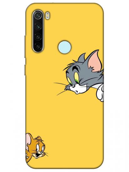 Redmi Note 8 Tom And Jerry Sarı Telefon Kılıfı