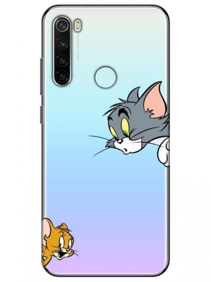 Redmi Note 8 Tom And Jerry Şeffaf Telefon Kılıfı