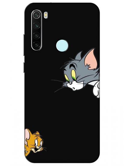 Redmi Note 8 Tom And Jerry Siyah Telefon Kılıfı