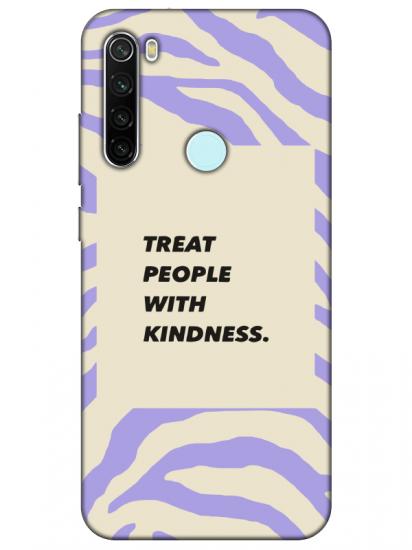 Redmi Note 8 Zebra Motto Lila Telefon Kılıfı