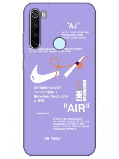 Redmi Note 8 Nike Air Lila Telefon Kılıfı