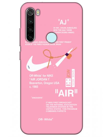 Redmi Note 8 Nike Air Pembe Telefon Kılıfı