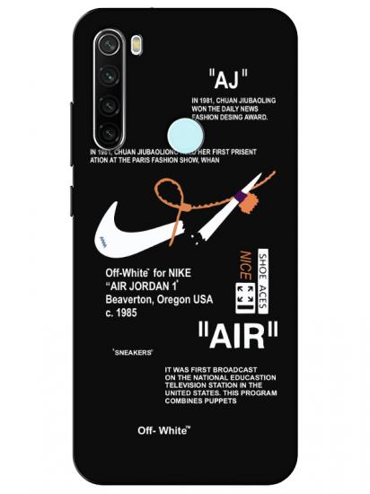 Redmi Note 8 Nike Air Siyah Telefon Kılıfı