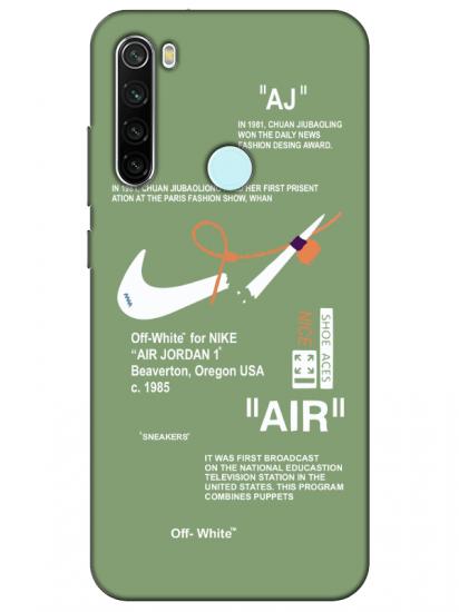 Redmi Note 8 Nike Air Yeşil Telefon Kılıfı