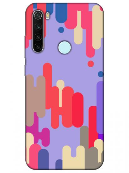 Redmi Note 8 Pop Art Lila Telefon Kılıfı