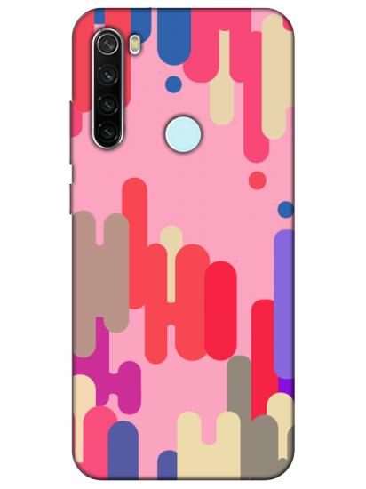 Redmi Note 8 Pop Art Pembe Telefon Kılıfı