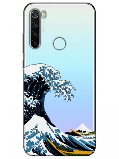 Redmi Note 8 Kanagawa Şeffaf Telefon Kılıfı