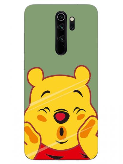 Redmi Note 8 Pro Winnie The Pooh Yeşil Telefon Kılıfı