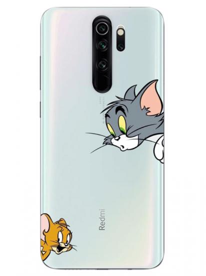 Redmi Note 8 Pro Tom And Jerry Şeffaf Telefon Kılıfı