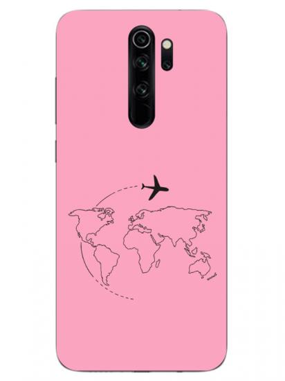 Redmi Note 8 ProFace Art Pembe Telefon Kılıfı