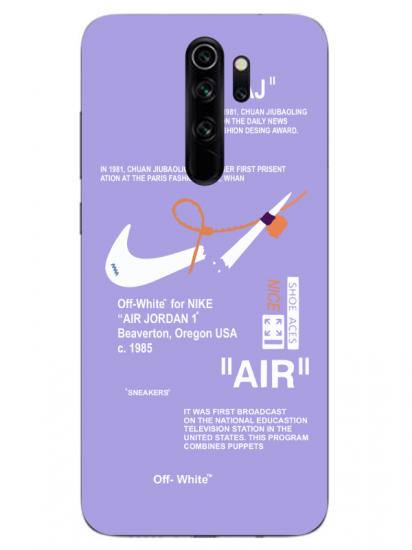 Redmi Note 8 Pro Nike Air Lila Telefon Kılıfı