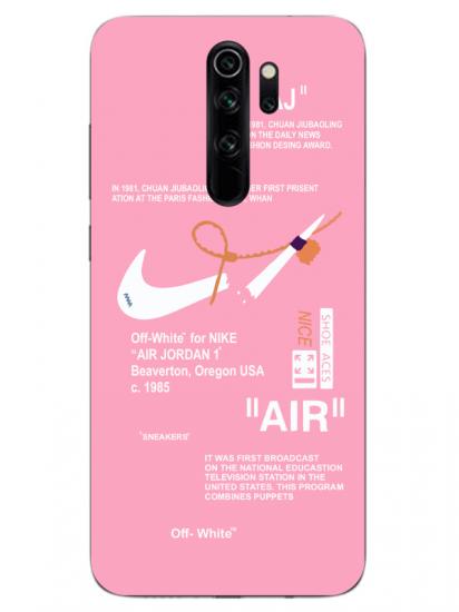 Redmi Note 8 Pro Nike Air Pembe Telefon Kılıfı