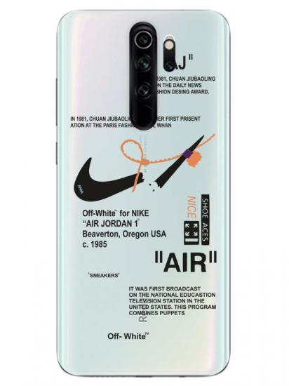 Redmi Note 8 Pro Nike Air Şeffaf Telefon Kılıfı