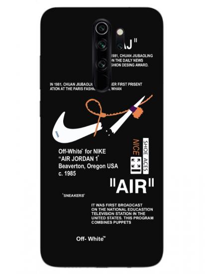 Redmi Note 8 Pro Nike Air Siyah Telefon Kılıfı