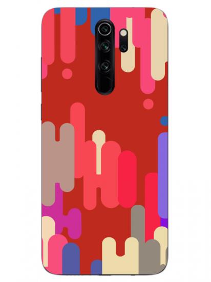 Redmi Note 8 Pro Pop Art Kırmızı Telefon Kılıfı