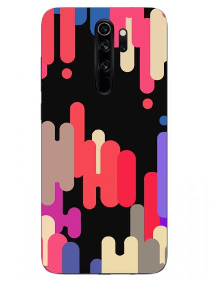 Redmi Note 8 Pro Pop Art Siyah Telefon Kılıfı