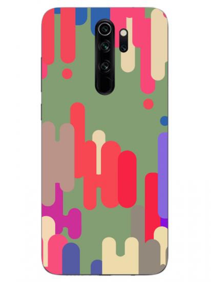 Redmi Note 8 Pro Pop Art Yeşil Telefon Kılıfı