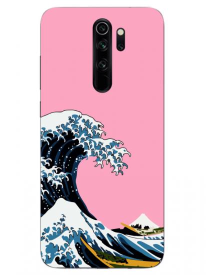 Redmi Note 8 Pro Kanagawa Pembe Telefon Kılıfı