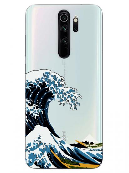 Redmi Note 8 Pro Kanagawa Şeffaf Telefon Kılıfı