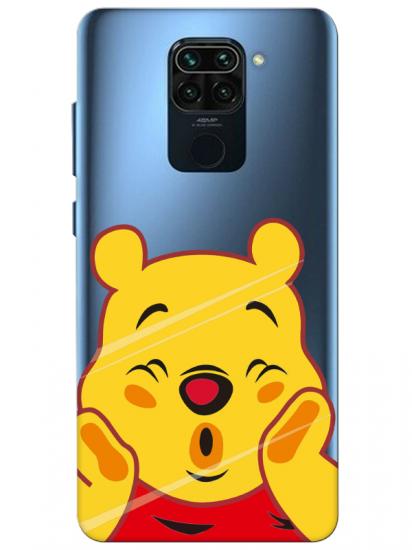 Redmi Note 9 Winnie The Pooh Şeffaf Telefon Kılıfı