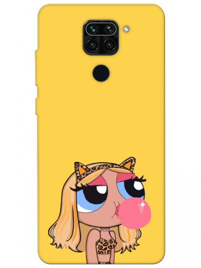 Redmi Note 9 Powerpuff Girls Sarı Telefon Kılıfı