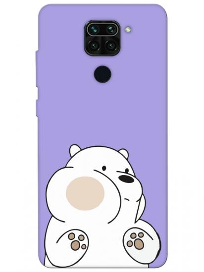 Redmi Note 9 Panda Lila Telefon Kılıfı