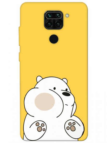 Redmi Note 9 Panda Sarı Telefon Kılıfı