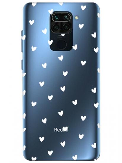 Redmi Note 9 Minik Kalpler Şeffaf Telefon Kılıfı