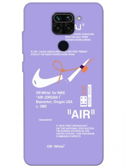 Redmi Note 9 Nike Air Lila Telefon Kılıfı