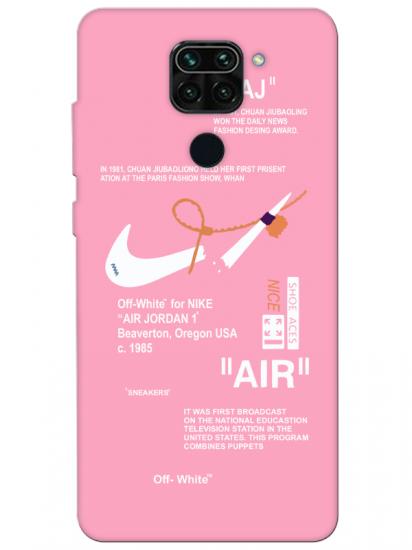 Redmi Note 9 Nike Air Pembe Telefon Kılıfı