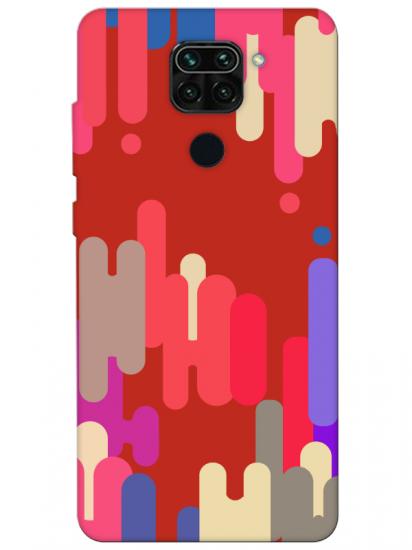 Redmi Note 9 Pop Art Kırmızı Telefon Kılıfı