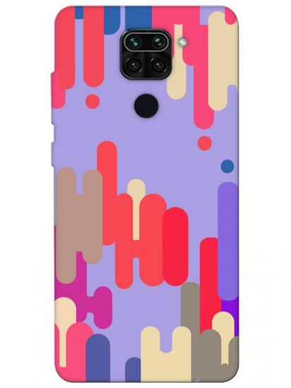 Redmi Note 9 Pop Art Lila Telefon Kılıfı