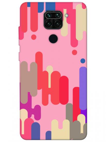 Redmi Note 9 Pop Art Pembe Telefon Kılıfı