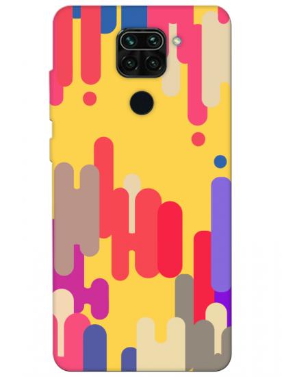 Redmi Note 9 Pop Art Sarı Telefon Kılıfı